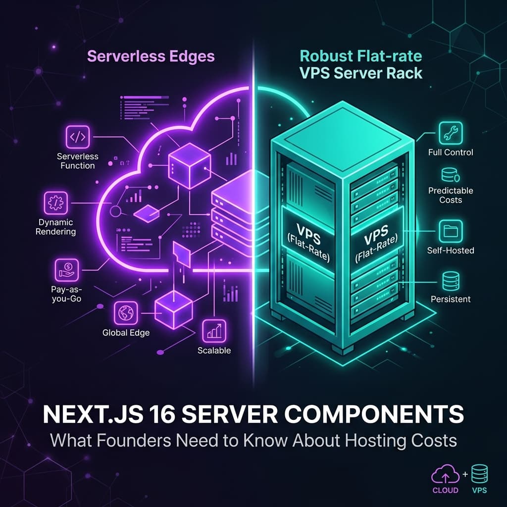 Next.js 16 Server Components: What Founders Need to Know About Hosting Costs