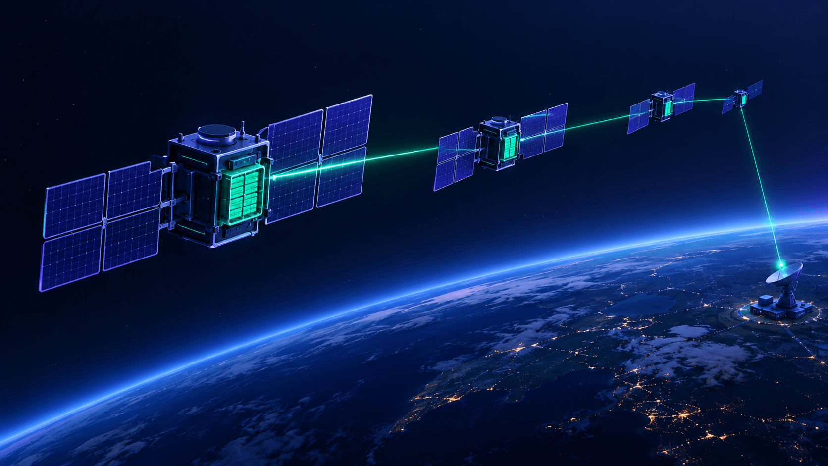 Space-based AI data centers: solar-powered satellites carrying AI accelerators above Earth