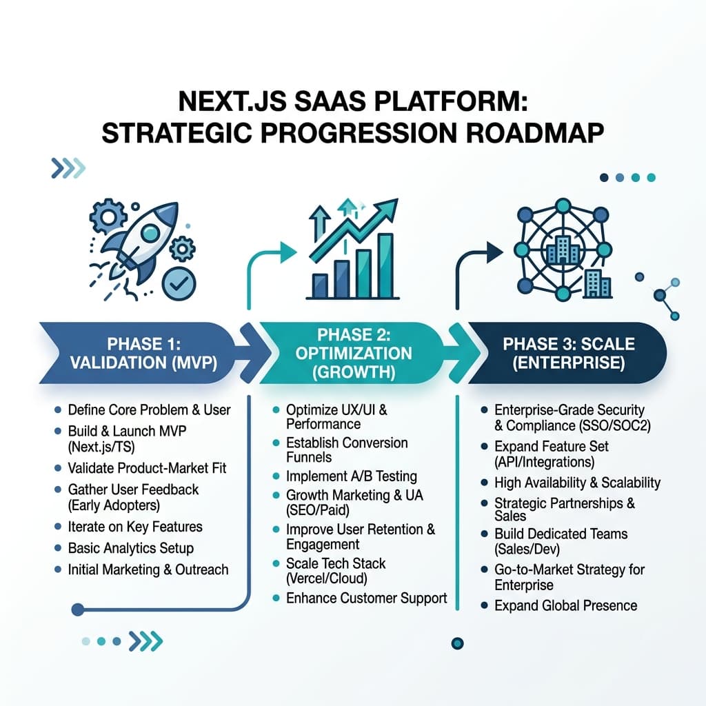 SaaS Startup Launch and Scale Roadmap