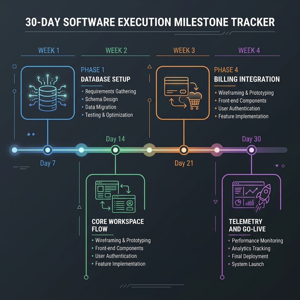 30-Day Project Management Timeline