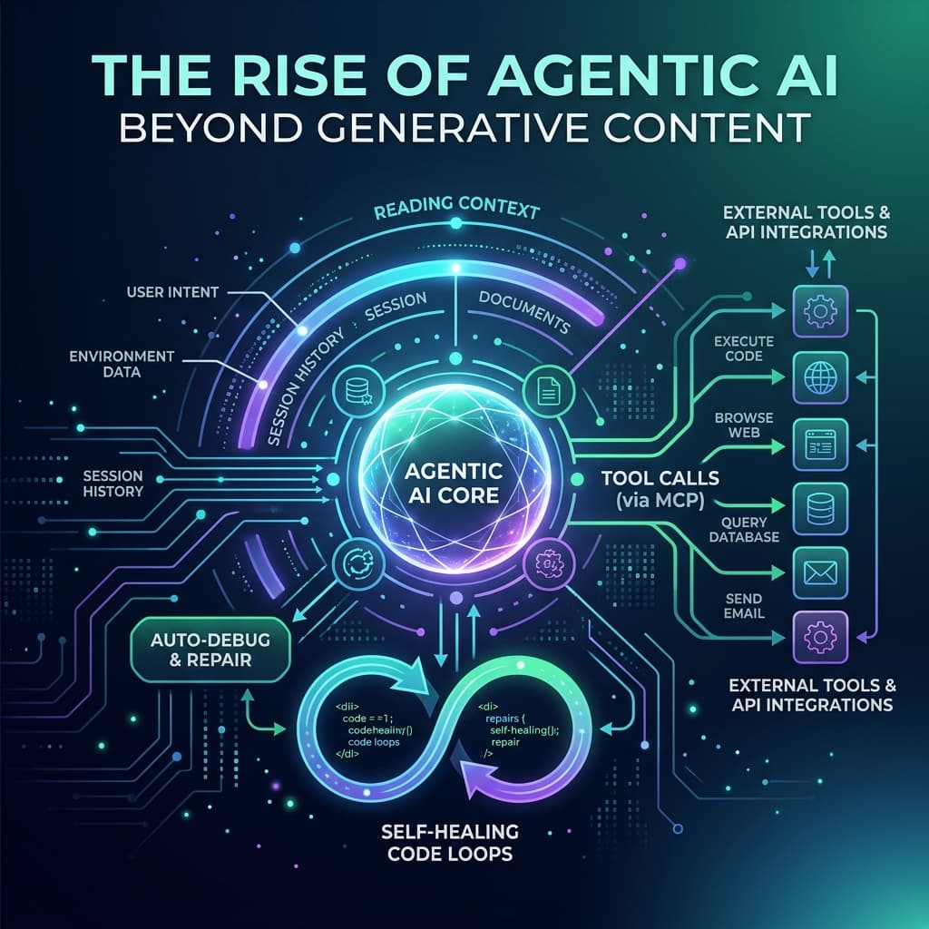 The Rise of Agentic AI: Beyond Generative Content